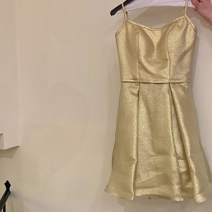 Gold Morilee Mini Woman’s Dress